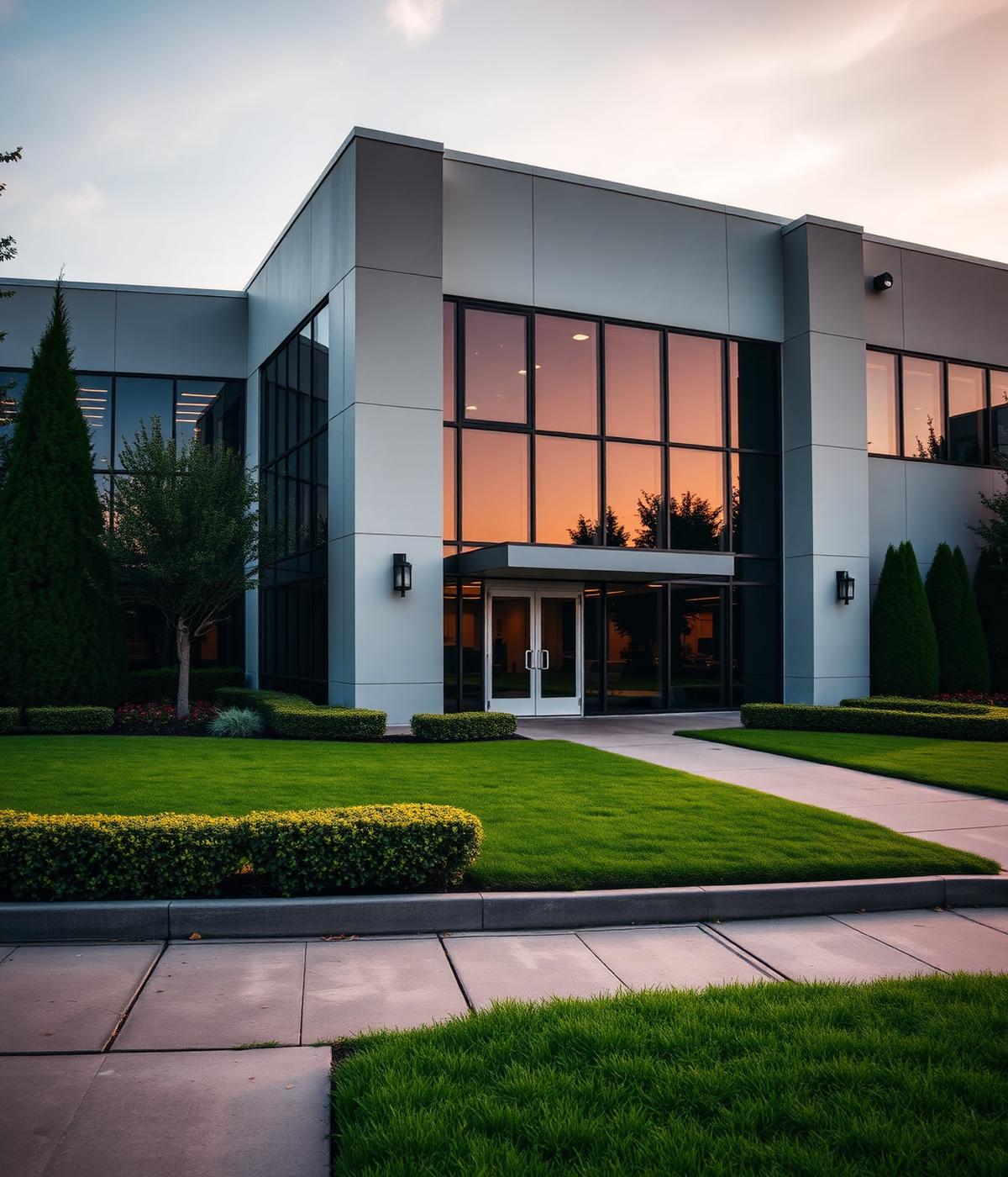 Commercial landscaping services